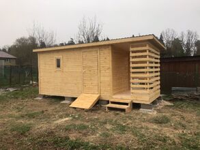 Бытовка с дровником 5х2